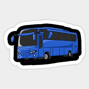 The big blue bus Sticker